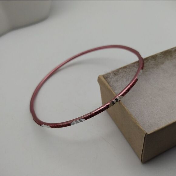 Indian princess pink bangle bracelet slider - Picture 2 of 2